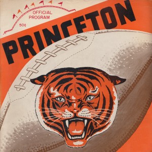 Princeton Tigers Football Program Cover Art_Unique Sports Gift Ideas